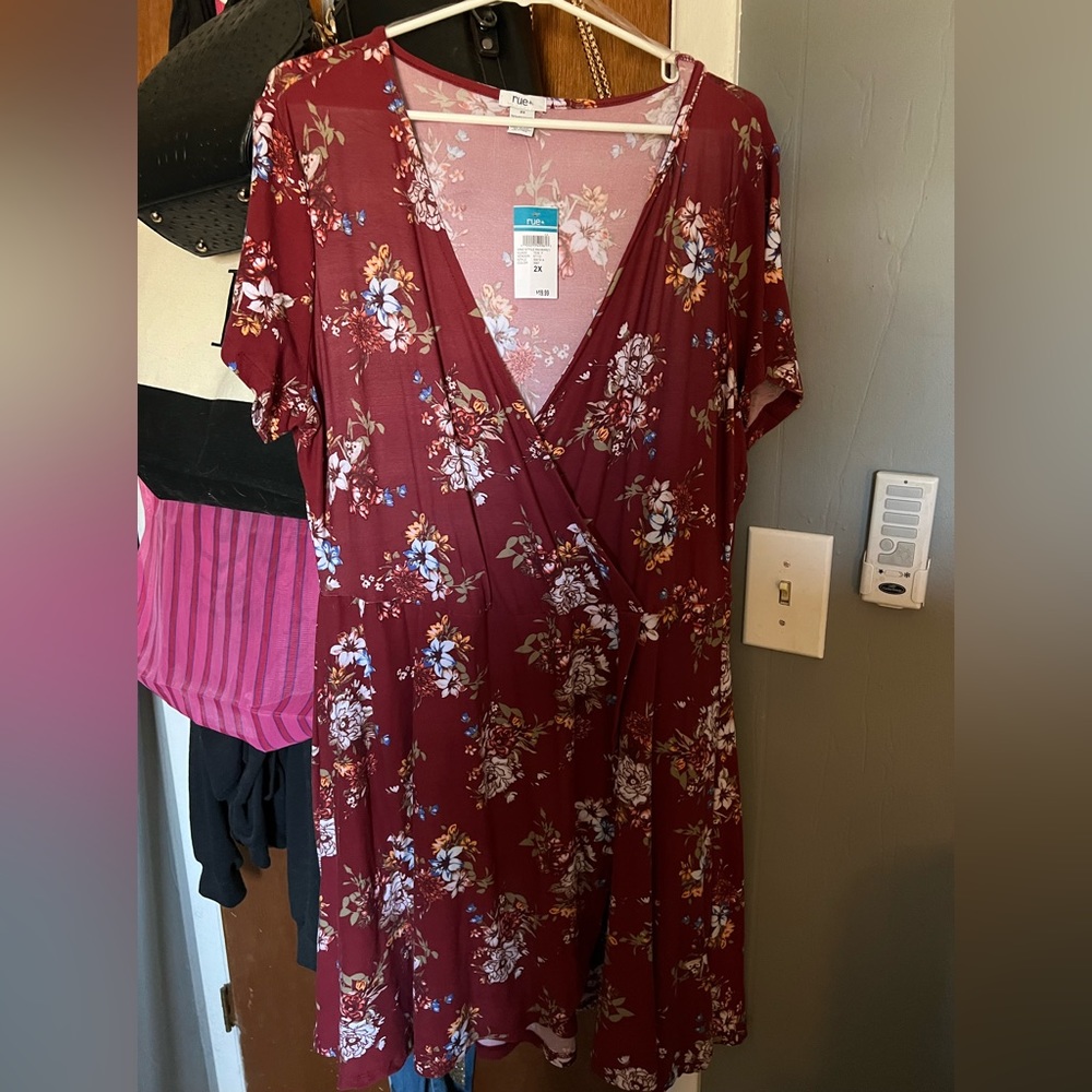 Rue21 floral wrap dress.